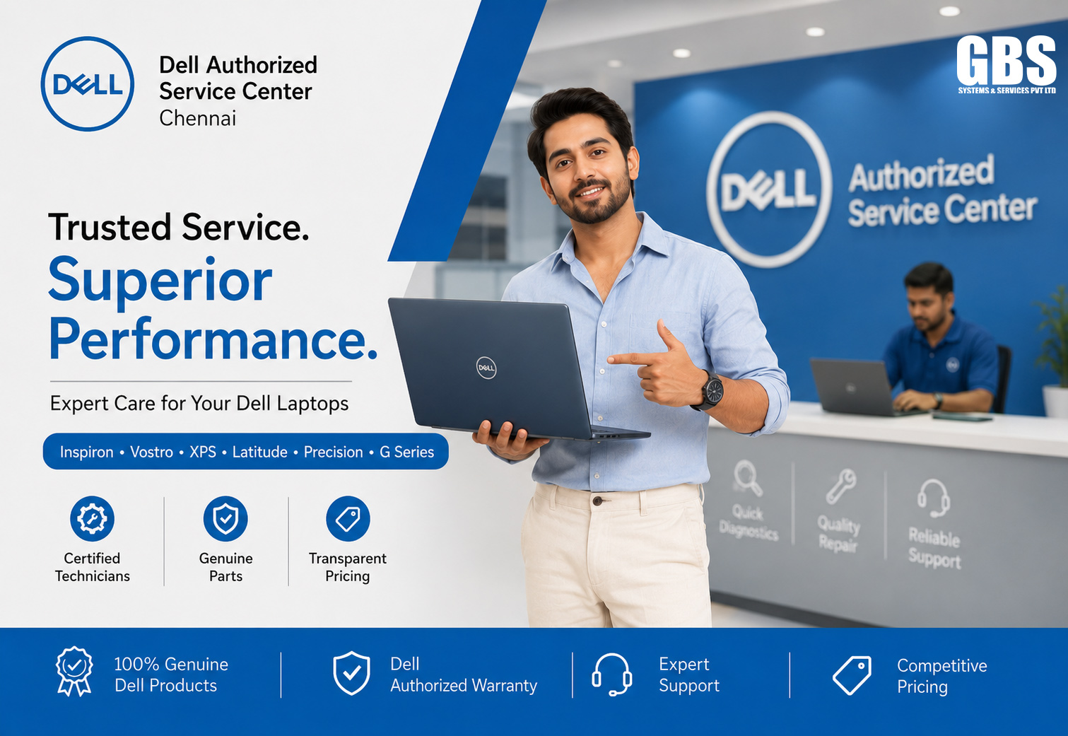 Dell authorized service center Chennai location